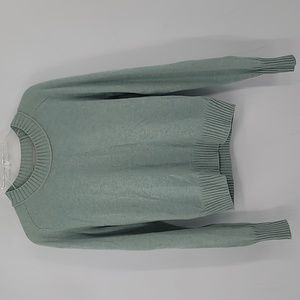 Women's Everlane Cashmere Boxy Crew Slightly Cropped Blue-Green XS